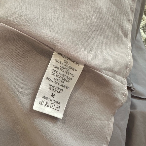 Lilac high-low wrap silk dress - Picture 4 of 5